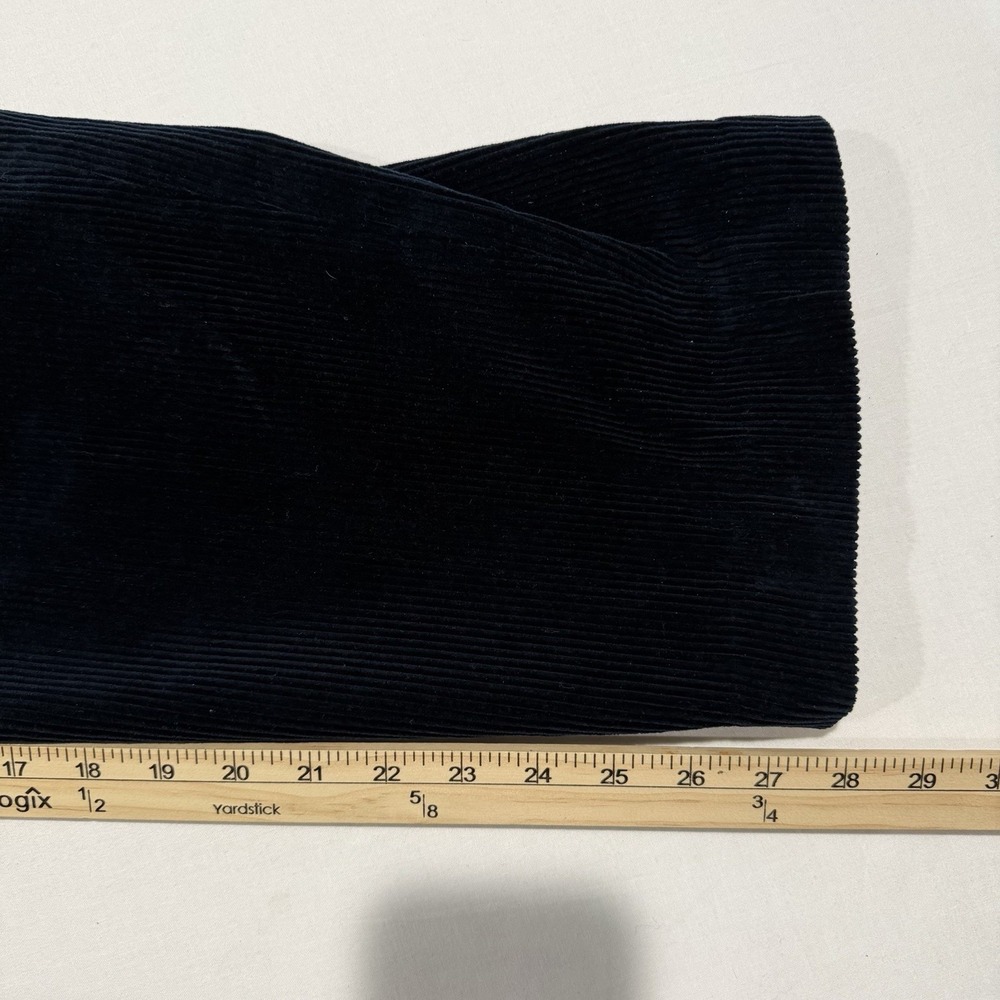 Vintage Y2K Polo Ralph Lauren Navy Corduroy Pants Mens 34x32 Straight Flat Front - Picture 8 of 10